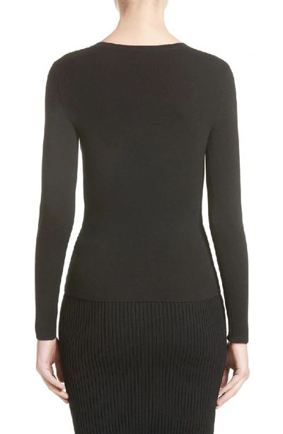 Shop Michael Kors Cashmere V-neck Sweater In Black