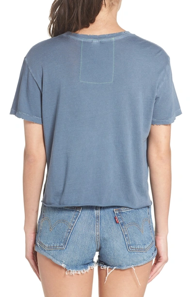 Shop Aviator Nation Bolt Fade Boyfriend Tee In Slate