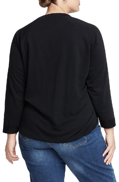 Shop Rachel Rachel Roy Henry Pierced Sweatshirt In Black
