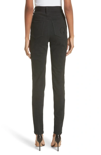 Shop Brandon Maxwell Skinny Jeans In Black