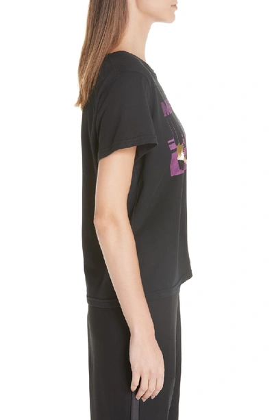 Shop Marc Jacobs Shoe Graphic Tee In Black