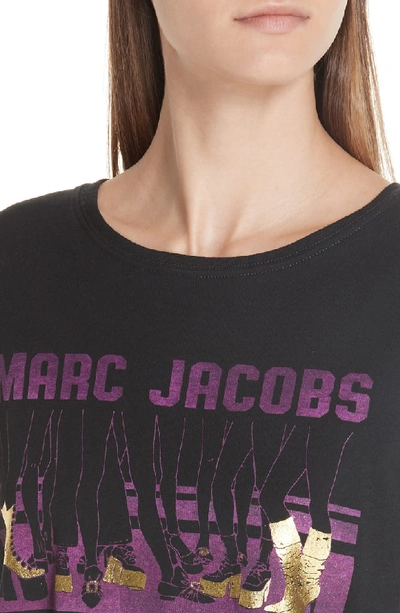 Shop Marc Jacobs Shoe Graphic Tee In Black