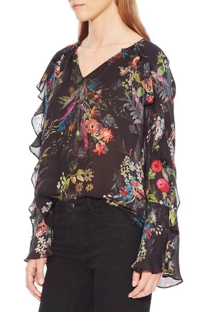 Shop Parker Trinity Blouse In Black Alexia