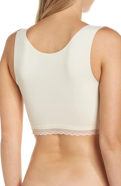 Shop Naked Lace Trim Bra In Whipped Cream