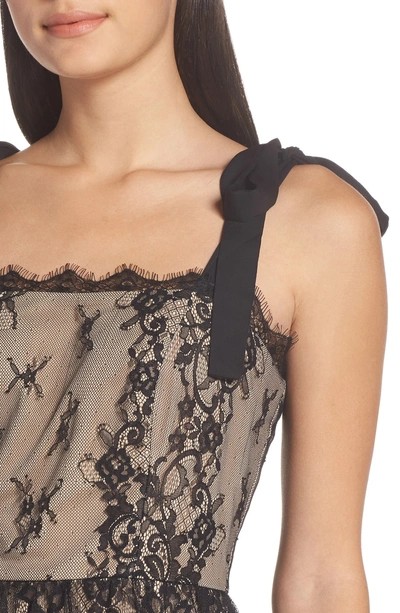 Shop Heartloom Emma Fit & Flare Lace Dress In Black