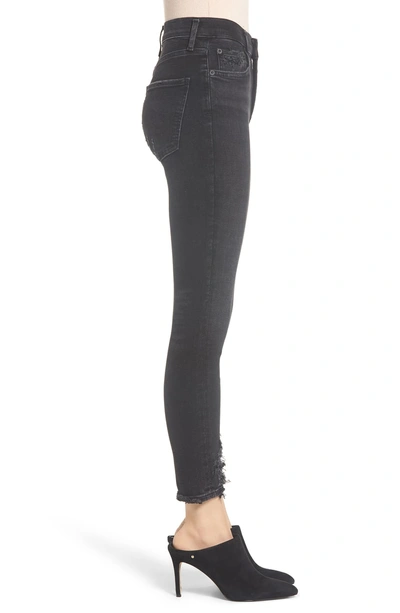 Shop Agolde Sophie Distressed High Waist Crop Skinny Jeans In Temple