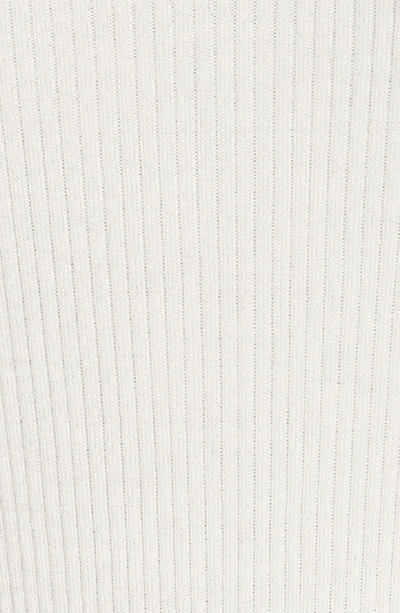 Shop Proenza Schouler Contrast Cuff Silk & Cashmere Blend Sweater In Off White