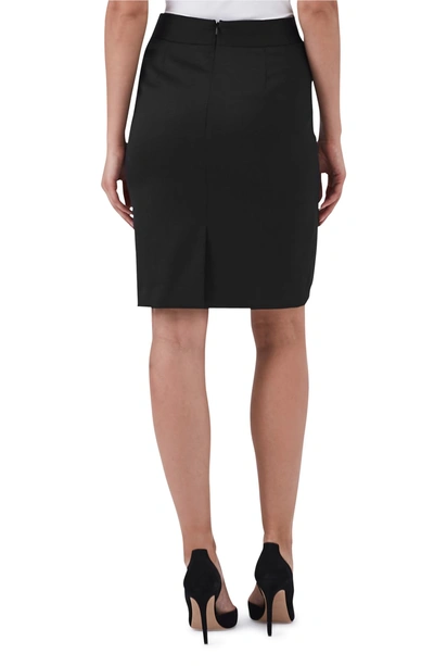 Shop Reiss Harper Stretch Wool Blend Pencil Skirt In Black