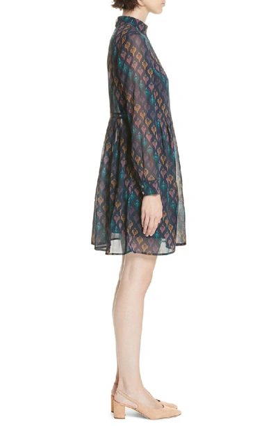 Shop Ted Baker Colour By Numbers Allyy Heart Print Dress In Navy