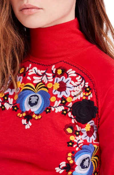 Free People Disco Rose Top In Red ModeSens