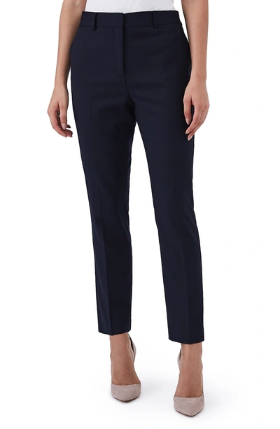 Shop Reiss Harper Stretch Wool Blend Pants In Black