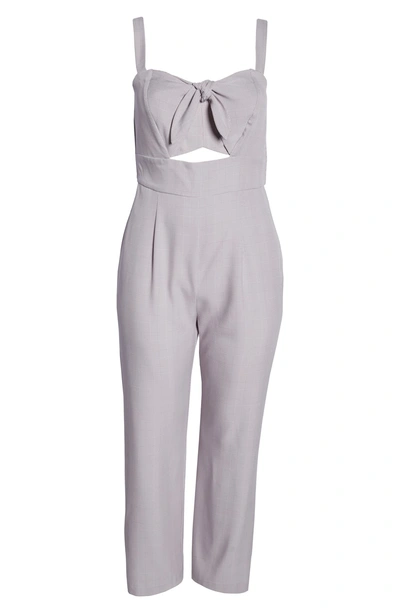 Shop Wayf Roxy Jumpsuit In Lavender Tweed