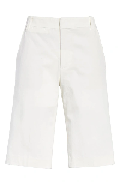 Shop Vince Bermuda Shorts In Off White