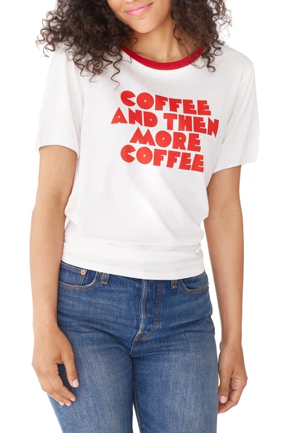Shop Bando Coffee & More Coffee Ringer Tee In Ivory