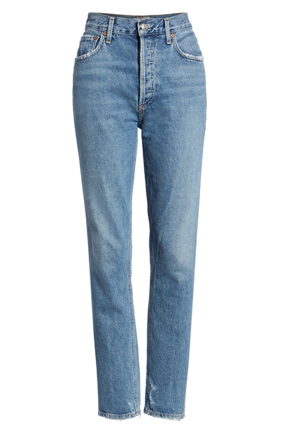 Shop Agolde Jamie High Waist Classic Fit Nonstretch Denim Jeans In Passenger