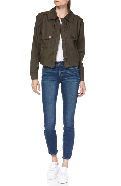 Shop Paige Aubree Utility Jacket In Forest Night