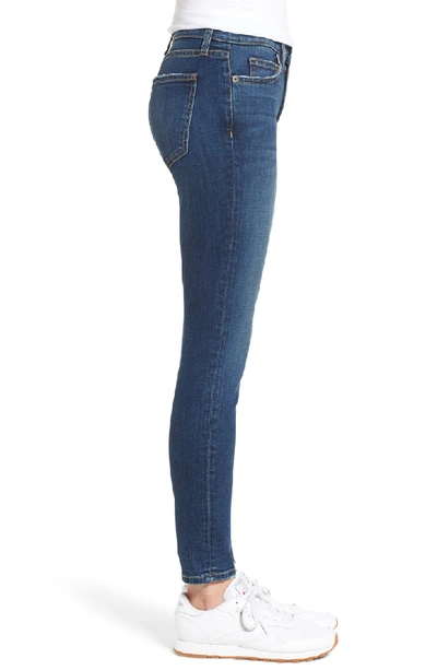 Shop Current Elliott The Stiletto Ankle Skinny Jeans In 1 Year Worn