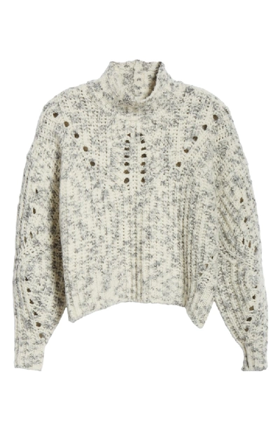 Shop Isabel Marant Jilly Wool Sweater In Ecru