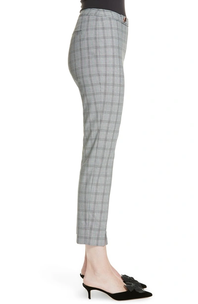 Shop Ted Baker Ted Working Title Ristat Check Plaid Trousers In Grey