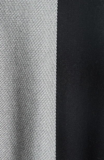 Shop Eileen Fisher Colorblock Tencel Lyocell Sweater In Black/ Soft White