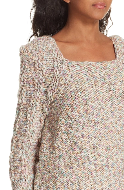 Shop Mes Demoiselles Joplin Wool Sweater In Pastel Multi