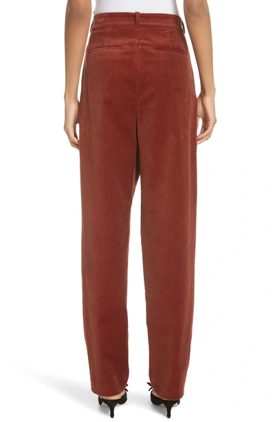 Shop A.l.c Tori Corduroy Trousers In Cognac