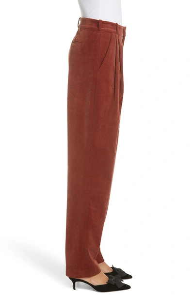 Shop A.l.c Tori Corduroy Trousers In Cognac