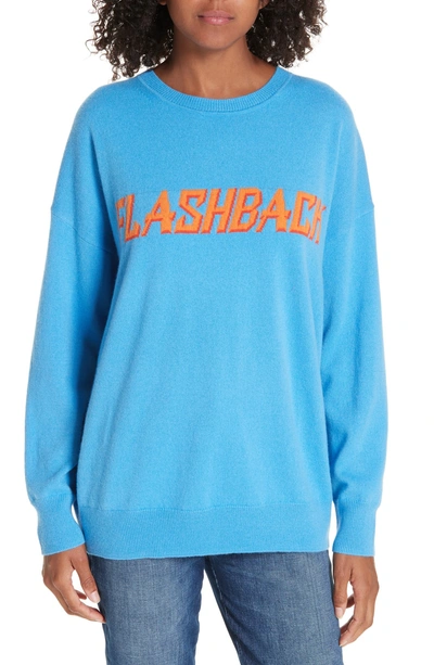 Shop Sandro Flashback Wool & Cashmere Sweater In Blue