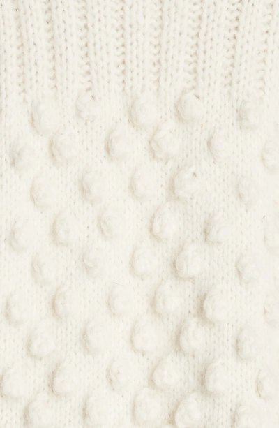Shop Eleven Six Lian Alpaca Blend Popcorn Knit Cardigan In Ivory