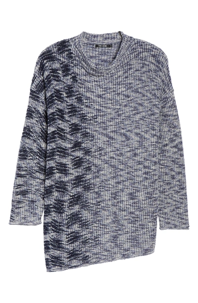 Shop Nic + Zoe Coming Along Sweater In Indigo Mix
