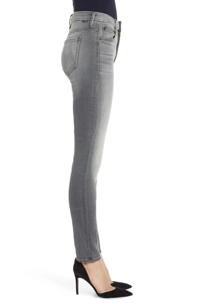 Shop Mother The Looker High Waist Skinny Jeans In Super Moon