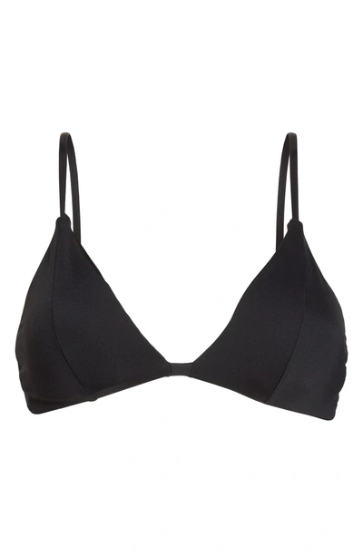 Shop Becca Color Code Triangle Bikini Top In Black