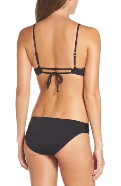 Shop Becca Color Code Triangle Bikini Top In Black