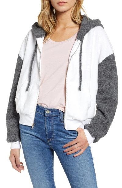 Shop Wildfox Milk Run Hoodie In Clean Whit