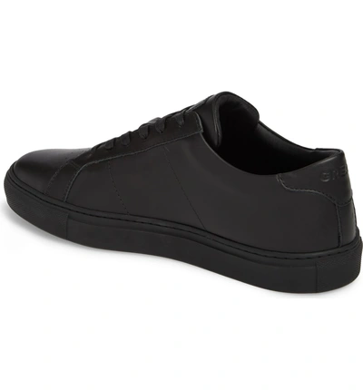 Shop Greats Royale Sneaker In Triple Black Leather