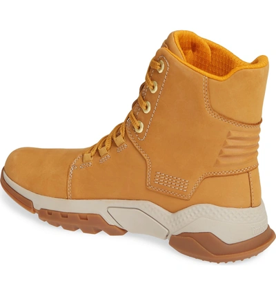 Shop Timberland City Force Reveal Plain Toe Boot In Wheat Leather/ Neoprene