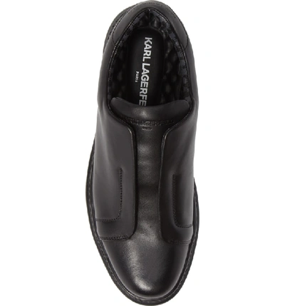 Shop Karl Lagerfeld Laceless Sneaker In Black