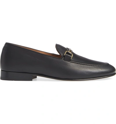 Shop Vince Camuto 'borcelo' Bit Loafer In Black/black Leather