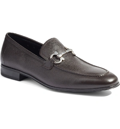 Shop Ferragamo Flori 2 Bit Loafer In Hickory