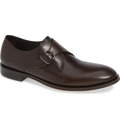 Allen Edmonds Umbria Monk Strap Shoe In Dark Brown Leather | ModeSens