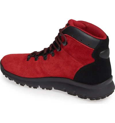 Timberland World Hiker Waterproof Boot In Red Leather | ModeSens