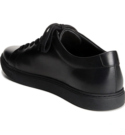 Shop Allen Edmonds Canal Court Sneaker In Black Leather