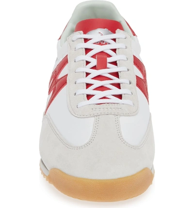 Shop Karhu Championair Sneaker In Bright White / Racing Red