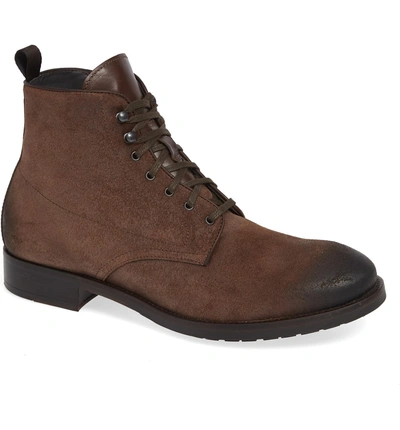 Shop To Boot New York Athens Plain Toe Boot In Tmoro Suede/ Leather
