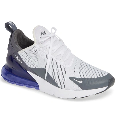 Shop Nike Air Max 270 Sneaker In White/ Violet/ Dark Grey