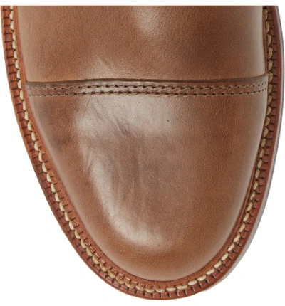 Shop Oak Street Bootmakers Lakeshore Cap Toe Boot In Natural Leather