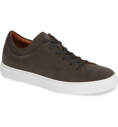 Shop Aquatalia Alaric Sneaker In Dark Charcoal