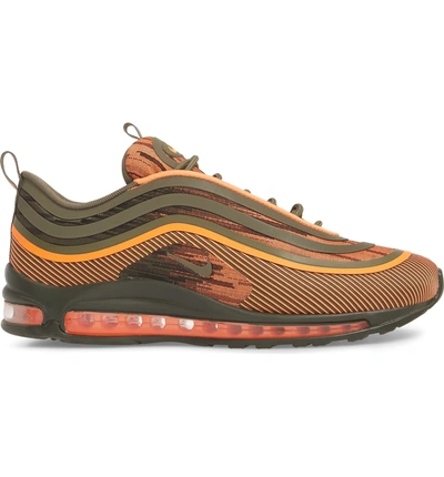 Shop Nike Air Max 97 Ultra '17 Sneaker In Total Orange/ Olive/ Sequoia