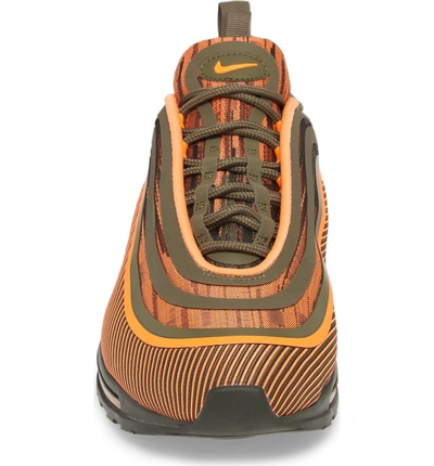 Shop Nike Air Max 97 Ultra '17 Sneaker In Total Orange/ Olive/ Sequoia