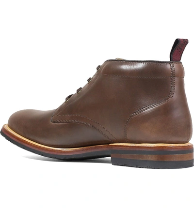 Shop Florsheim Foundry Leather Boot In Brown Leather